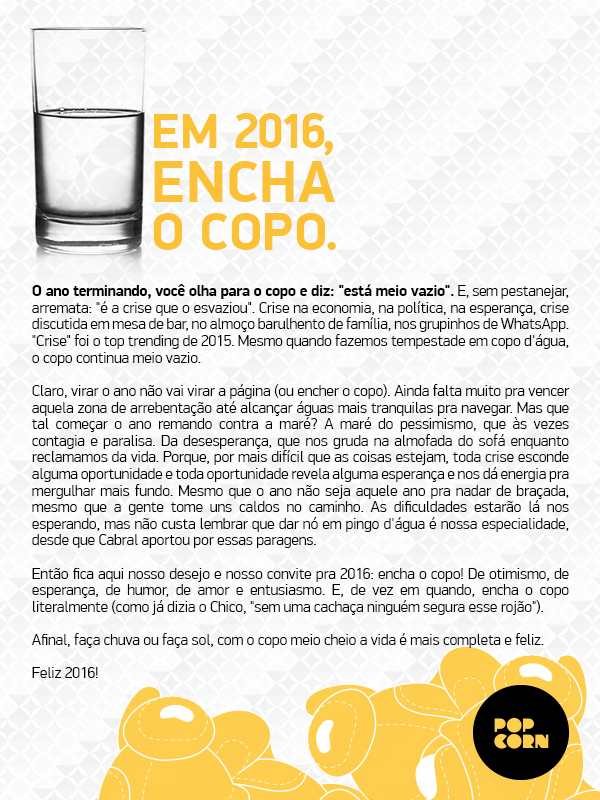 popcorn mensagem fim de ano encha o copo