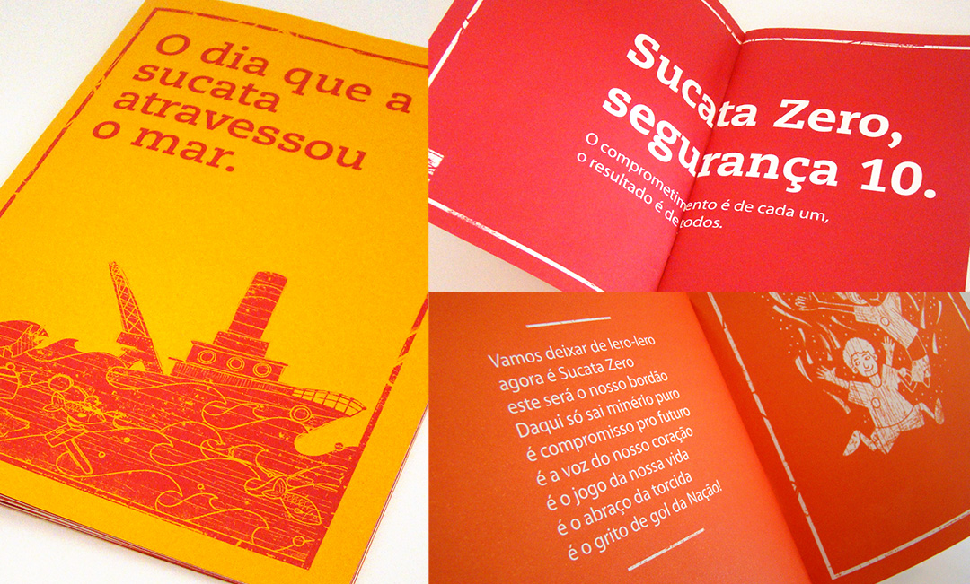 Popcorn Comunicação Vale campanha anticontaminação encarte sucata publicidade