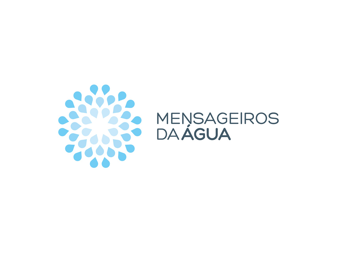 Popcorn Comunicação Mensageiros da Água design identidade visual marca logo logomarca