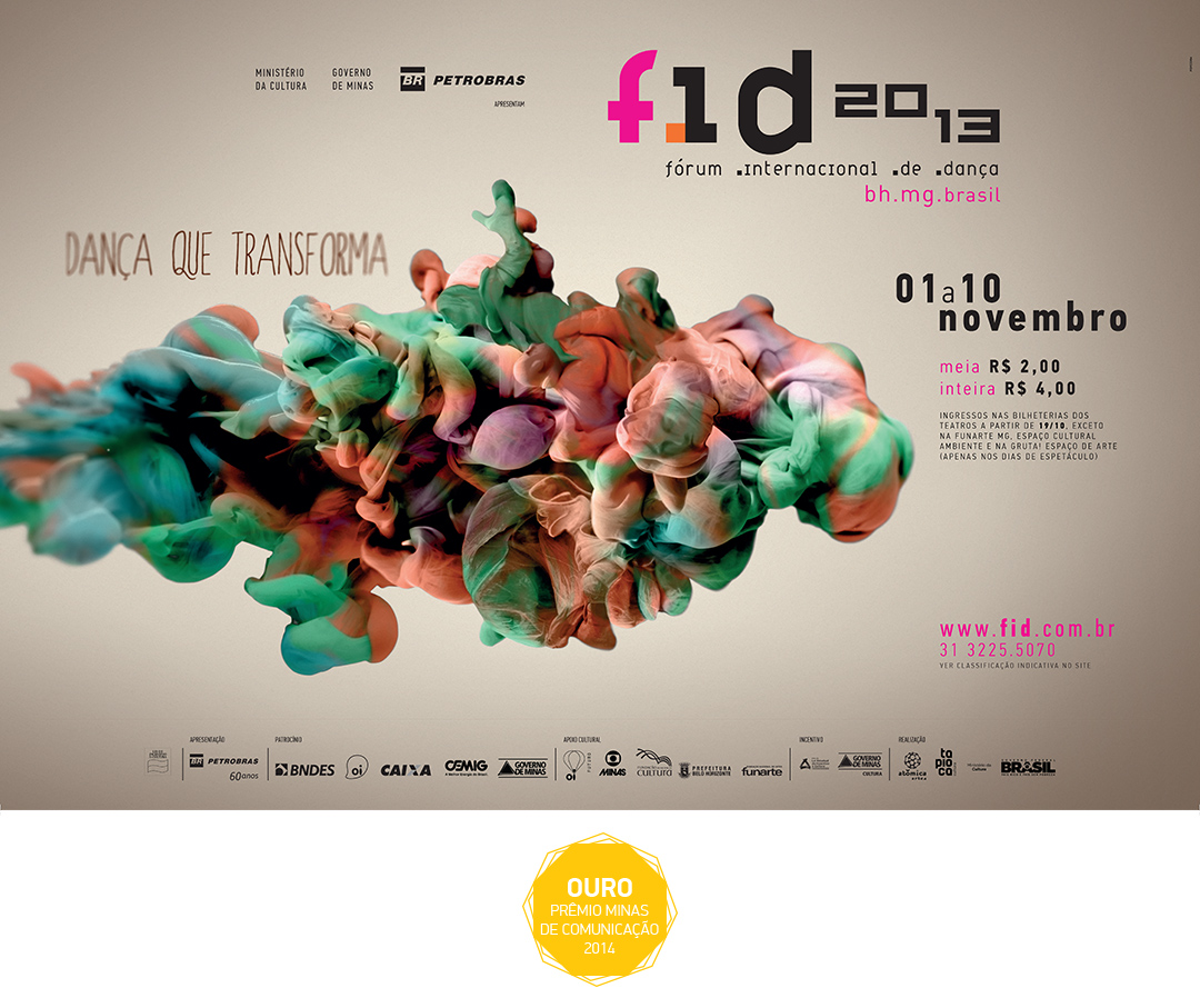 Popcorn Comunicação FID 2013 publicidade design cartaz