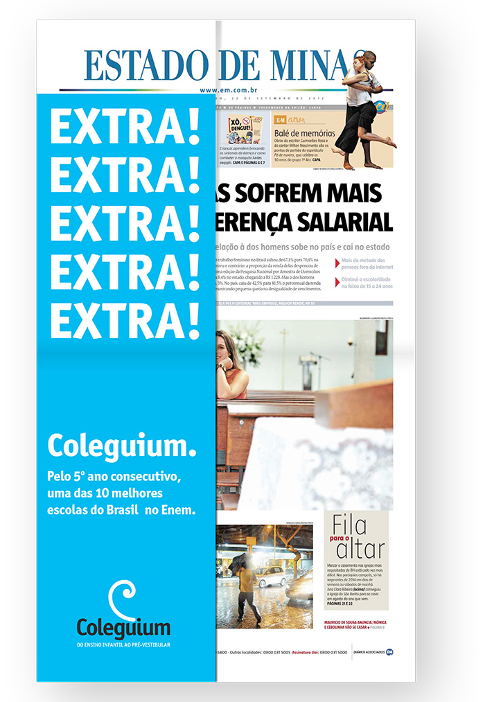 coleguium capa jornal popcorn extra enem