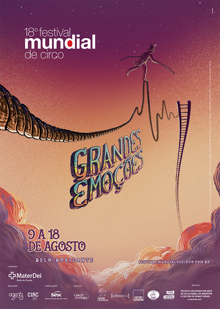 festival mundial circo popcorn grandes emoções